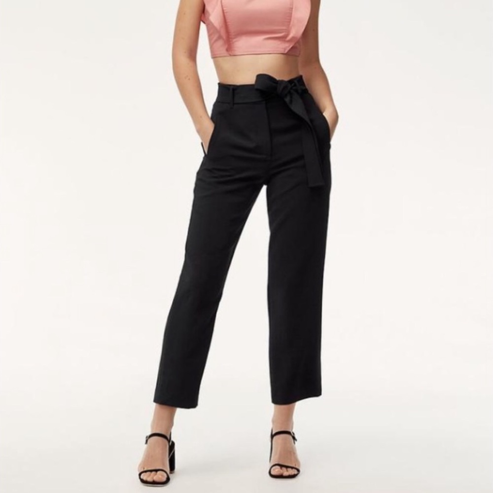 Aritzia Jallade Crop Pant Black